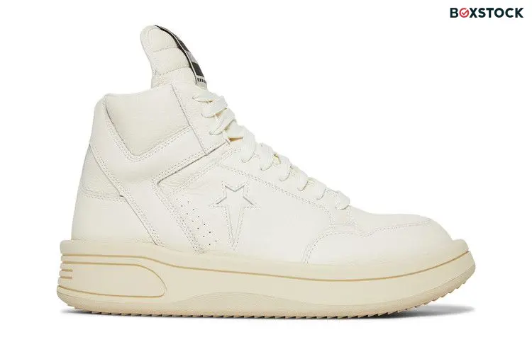 Converse Rick Owens x DRKSHDW TURBOWPN Mid 'Egret' White
