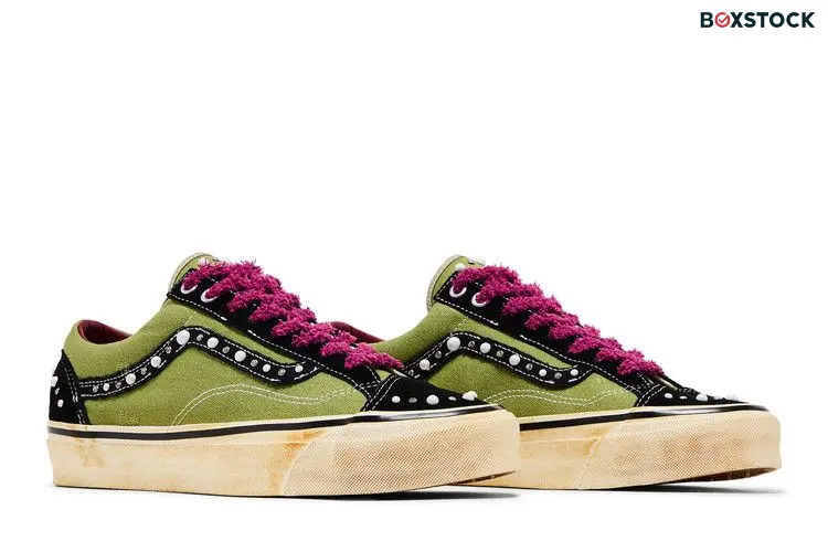 Vans SATOSHI NAKAMOTO x Old Skool 36 'Pearlized Army' Green