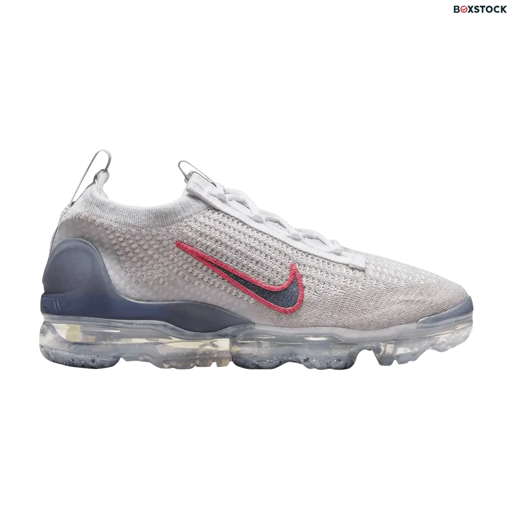 Nike Wmns Air VaporMax 2021 Flyknit 'White Thunder Blue' Cream