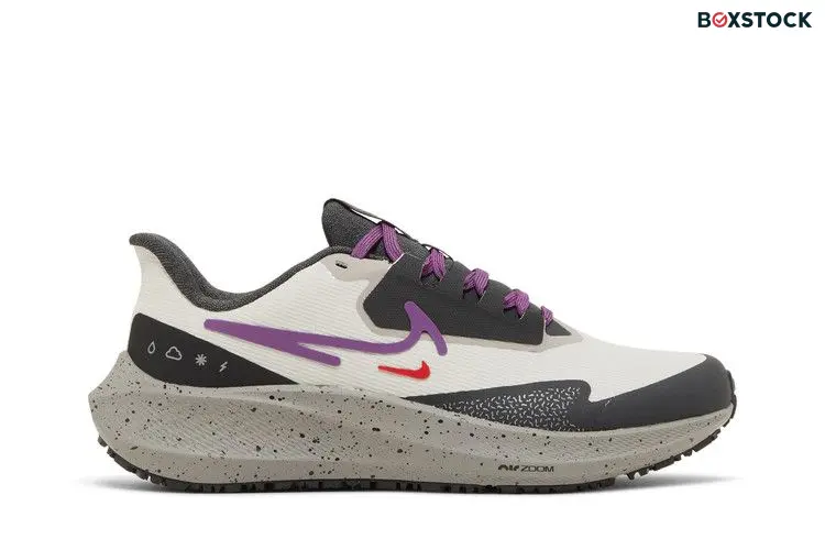 Nike Wmns Air Zoom Pegasus 39 Shield 'Light Bone Vivid Purple' Cream