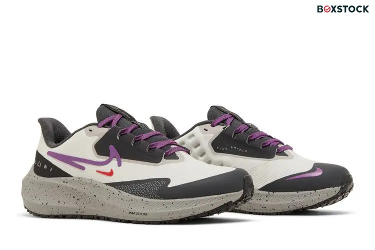 Nike Wmns Air Zoom Pegasus 39 Shield 'Light Bone Vivid Purple' Cream
