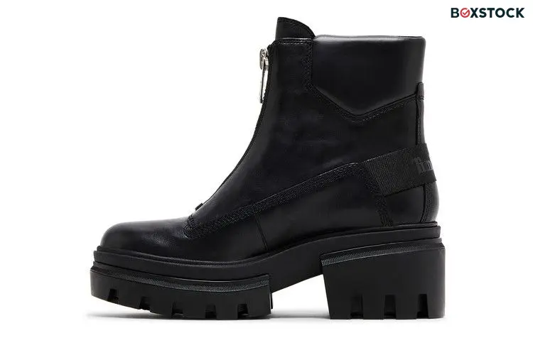 Timberland Wmns Everleigh Front-Zip Boot 'Triple Black'