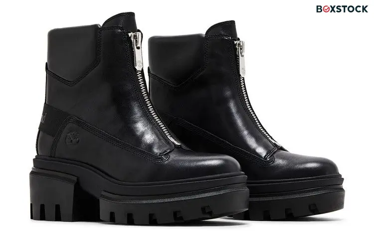 Timberland Wmns Everleigh Front-Zip Boot 'Triple Black'