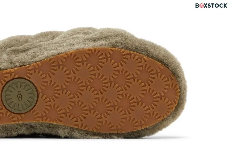 UGG Wmns Fluff Yeah Slide 'Burnt Olive' Green 2022