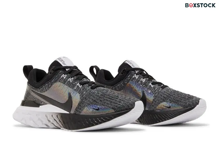 Nike Wmns React Infinity Run Flyknit 3 Premium 'Black Zebra Iridescent'