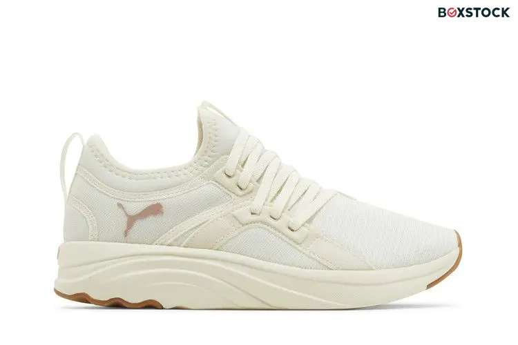 Puma Wmns Softride Sophia Eco 'Marshmallow Rose Gold' White