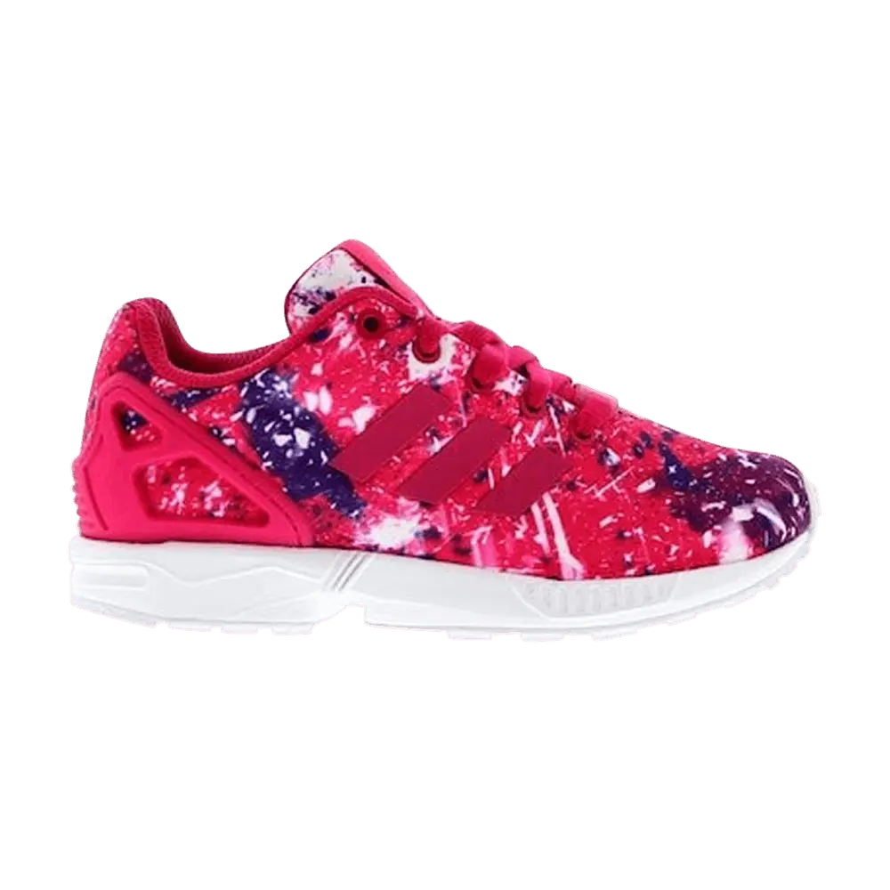 adidas ZX Flux J 'Paint Splatter' Pink