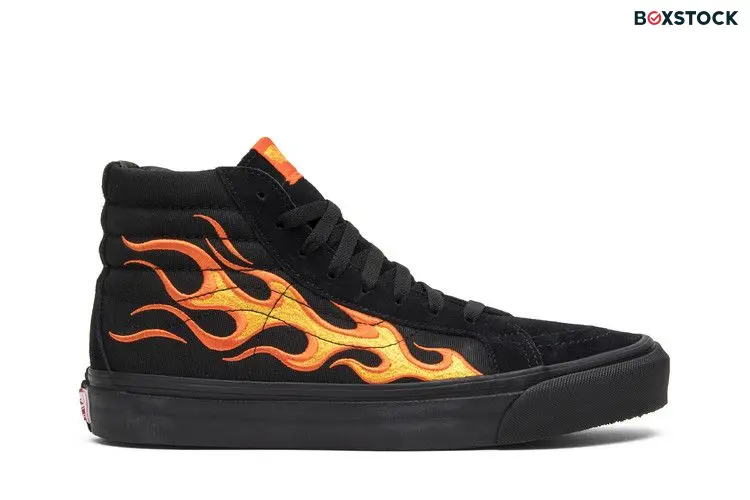 Vans WTAPS x Sk8 Hi LX 'Flame' Orange