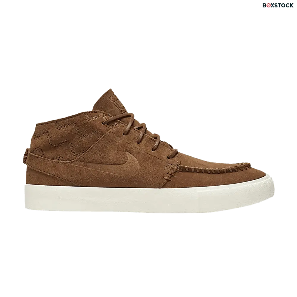 Nike Zoom Stefan Janoski Mid Crafted SB 'Light British Tan' Black