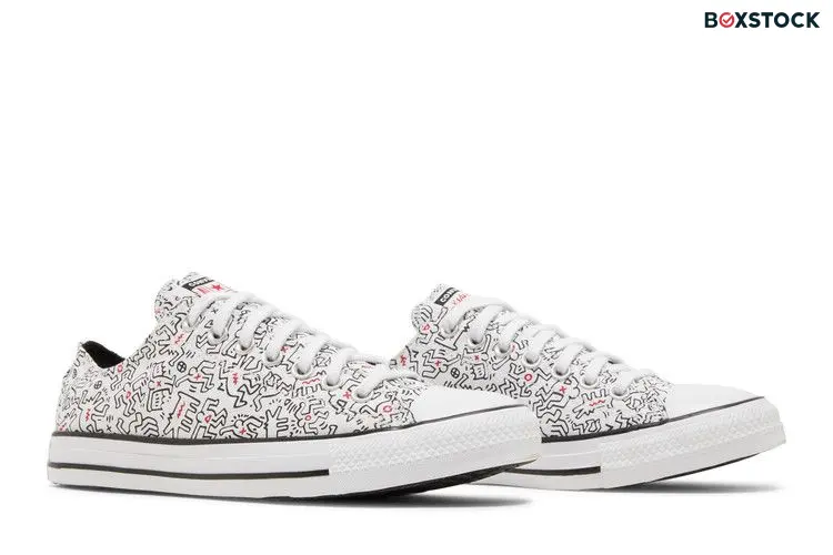 Converse Keith Haring x Chuck Taylor All Star Low 'Dancing Figures Allover Print' White