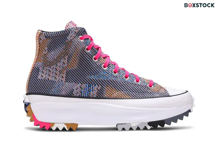 Converse Run Star Hike High 'Knit Mashup' Blue