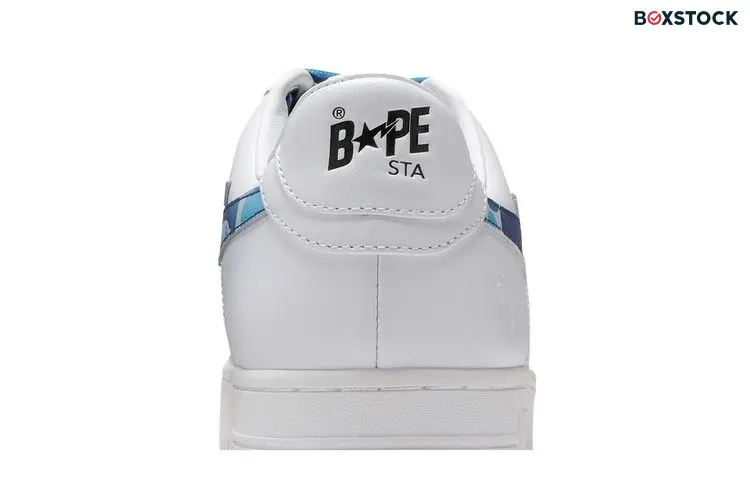 A Bathing Ape Bape Sta Low White ABC Camo Blue (2021)
