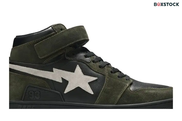 A Bathing Ape Block Sta Hi Dark Grey Light Grey
