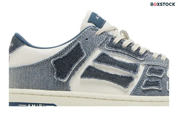 AMIRI Skel Top Low Denim Slate Blue (Women's)