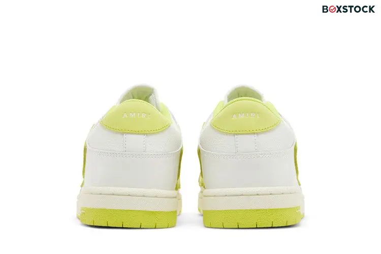 AMIRI Skel Top Low White Fluorescent Yellow