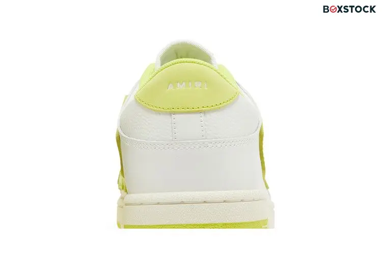 AMIRI Skel Top Low White Fluorescent Yellow
