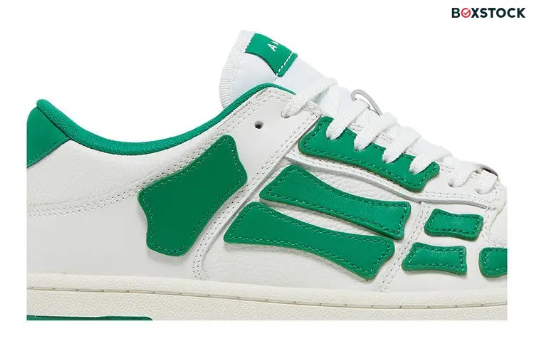 AMIRI Skel Top Low White Green