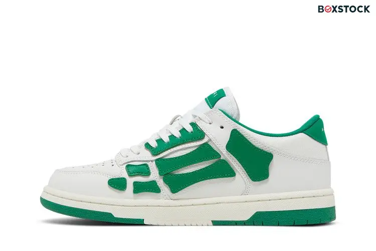 AMIRI Skel Top Low White Green