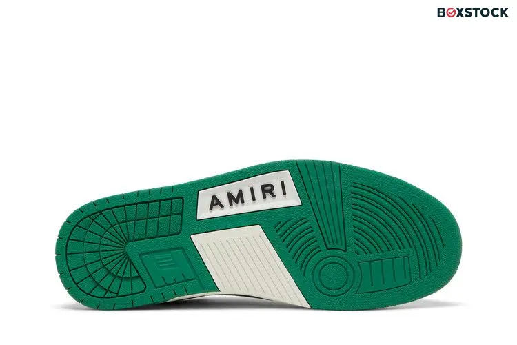 AMIRI Skel Top Low White Green