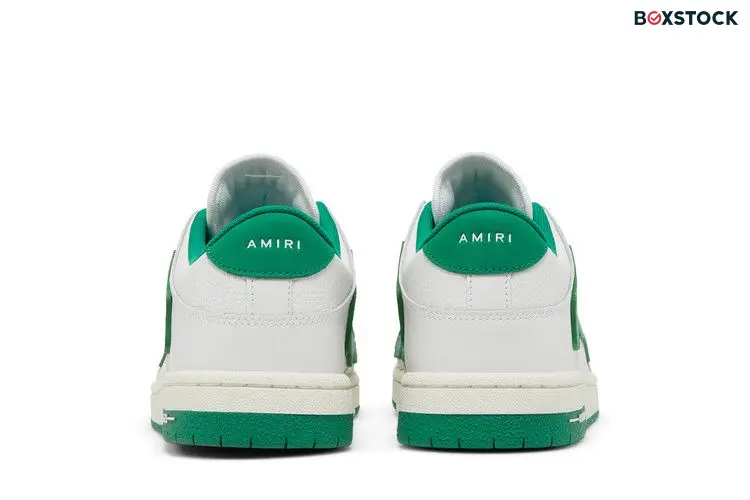 AMIRI Skel Top Low White Green