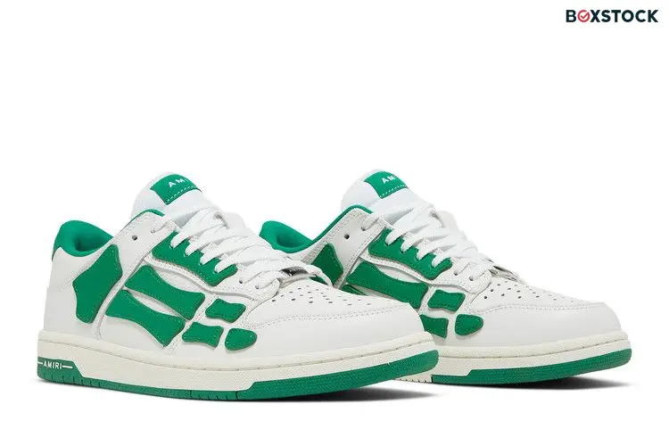 AMIRI Skel Top Low White Green