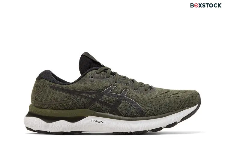 ASICS Gel-Nimbus 24 Olive Canvas Gunmetal