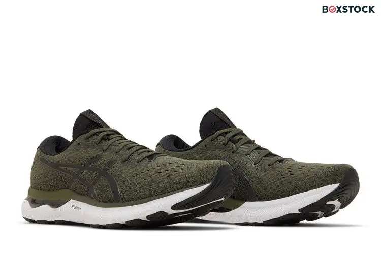 ASICS Gel-Nimbus 24 Olive Canvas Gunmetal