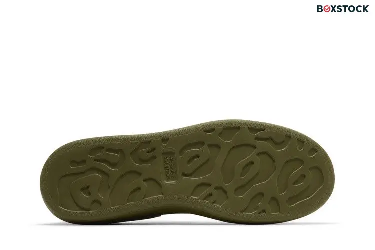 Alexander McQueen Oversized Military Green Suede