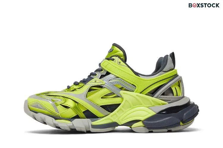 Balenciaga Track 2 Acid Green Grey Dark Grey (Women's)