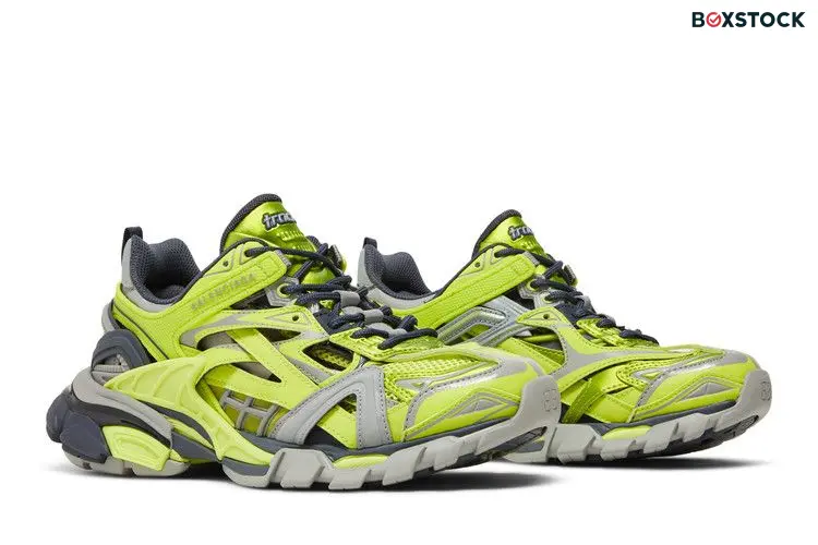 Balenciaga Track 2 Acid Green Grey Dark Grey (Women's)