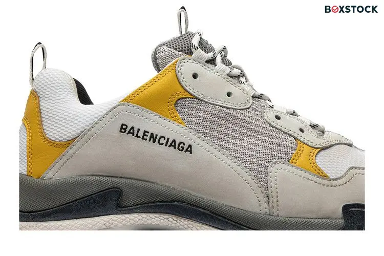 Balenciaga Triple S Split White Light Grey Yellow
