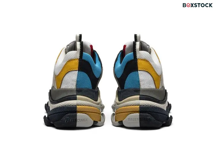 Balenciaga Triple S Split White Light Grey Yellow