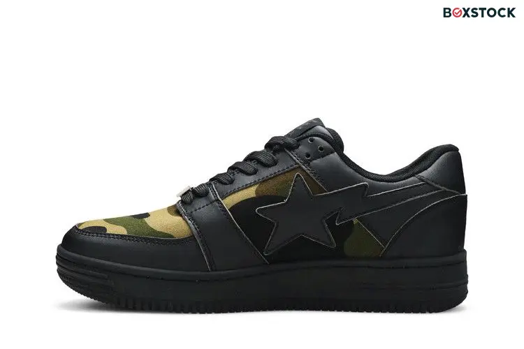Bape 1st Camo Bape Sta Low Black