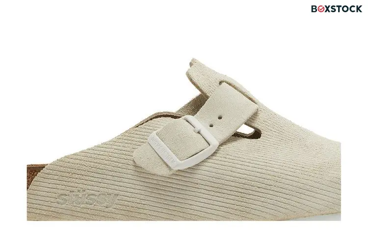 Birkenstock Boston Clogs Stussy Bone