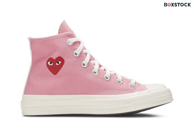 Converse Chuck Taylor All Star 70 Hi Comme des Garcons PLAY Bright Pink