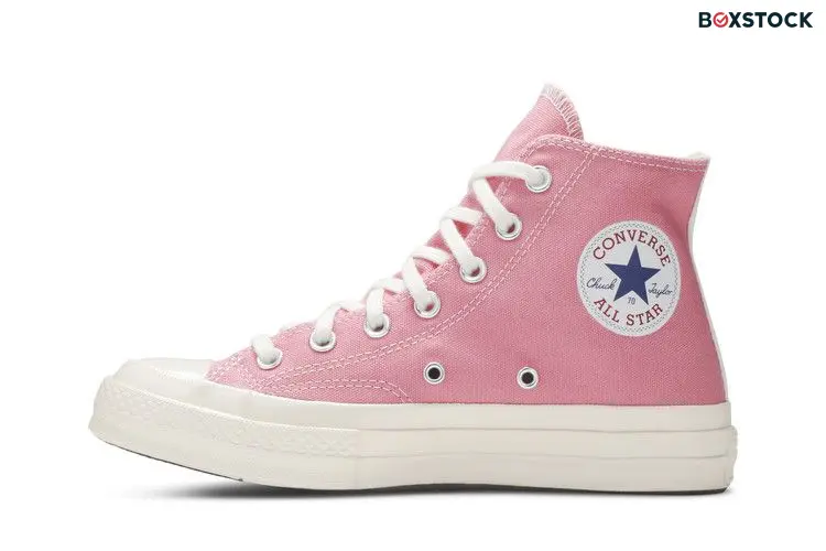 Converse Chuck Taylor All Star 70 Hi Comme des Garcons PLAY Bright Pink