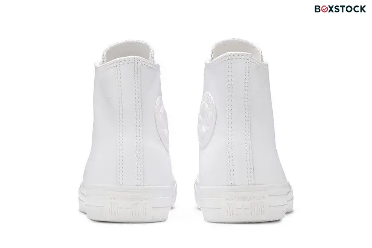 Converse Chuck Taylor All Star Leather Hi White Monochrome