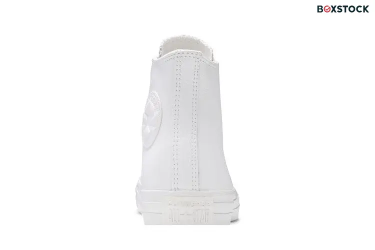 Converse Chuck Taylor All Star Leather Hi White Monochrome