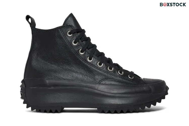 Converse Run Star Hike Hi Triple Black Leather