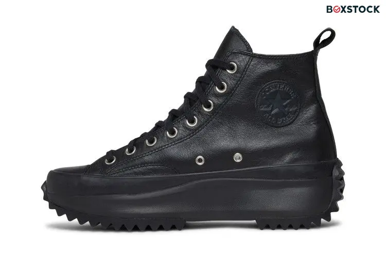 Converse Run Star Hike Hi Triple Black Leather