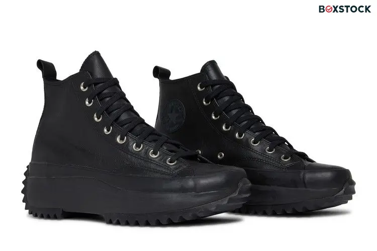 Converse Run Star Hike Hi Triple Black Leather