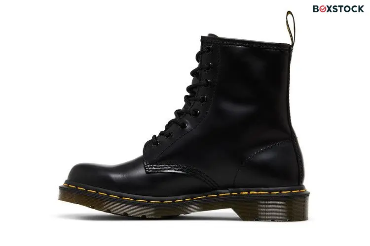 Dr. Martens 1460 Smooth Leather Lace Up Boot Black (Women's)
