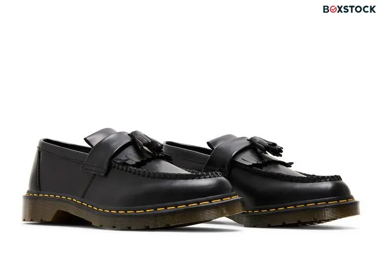 Dr. Martens Adrian Smooth Leather Tassel Loafer Black