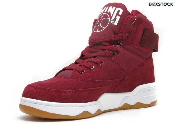 Ewing 33 Hi Burgundy Suede