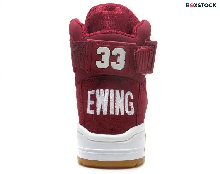 Ewing 33 Hi Burgundy Suede