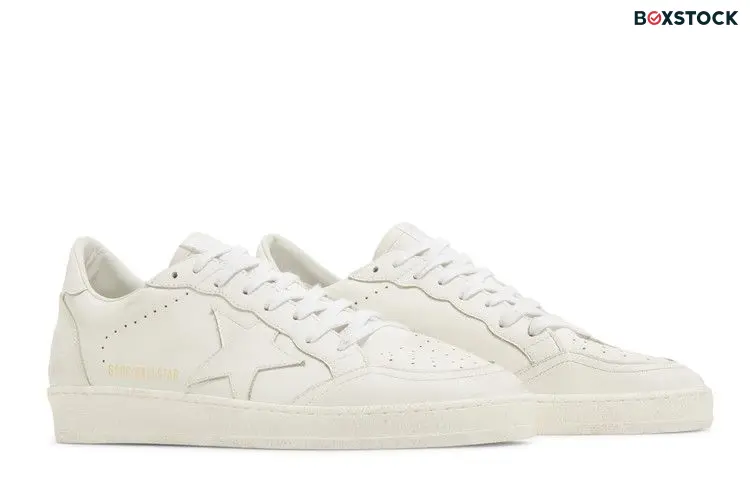 Golden Goose Ball Star Triple White