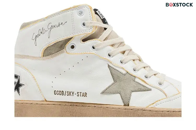 Golden Goose Sky-Star White Taupe