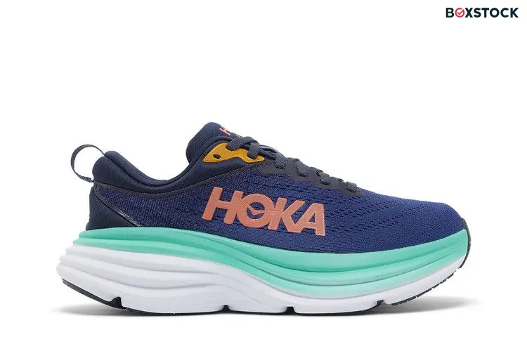 Hoka One One Bondi 8 Outer Space Bellwether Blue (Women's)