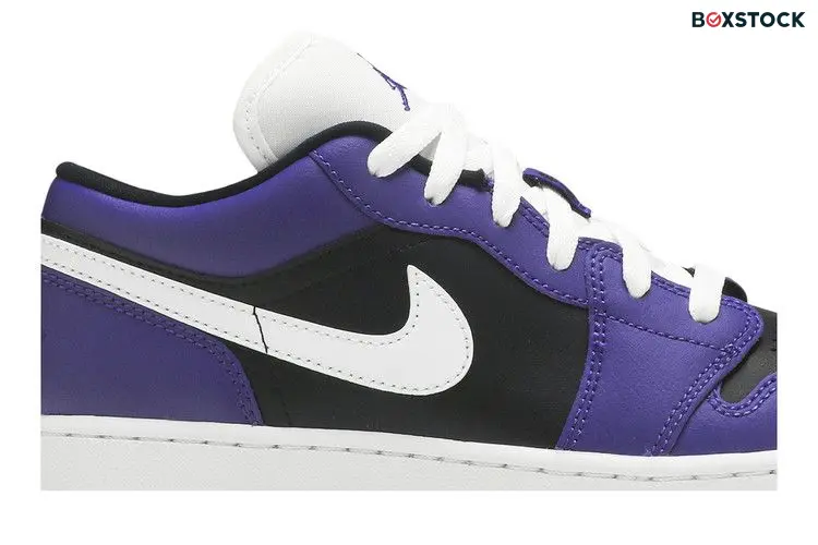 Jordan 1 Low Court Purple Black (GS)