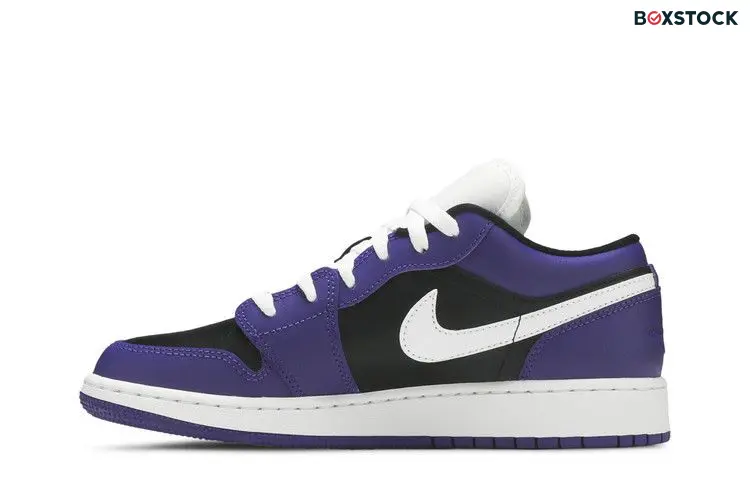 Jordan 1 Low Court Purple Black (GS)